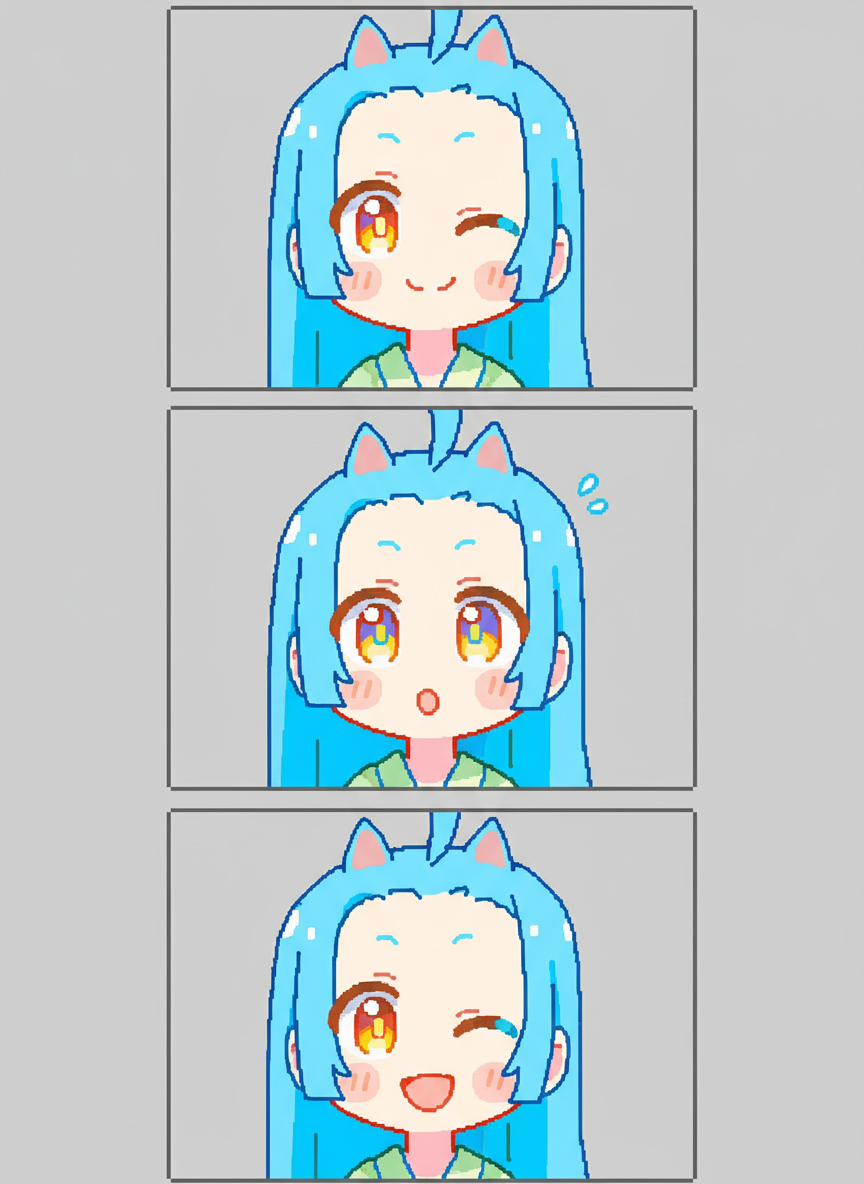 Generated image from Photo Booth Strip Variations