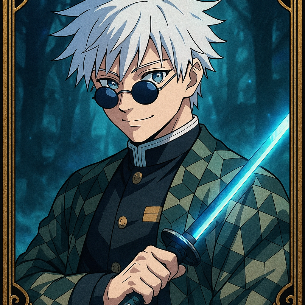Generated image from Demon Slayer Anime Trading Card Transformation