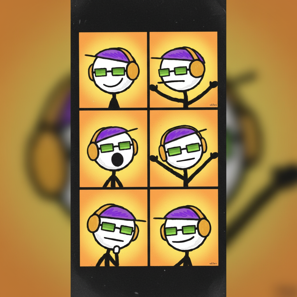 Generated image from Photo Booth Strip Variations