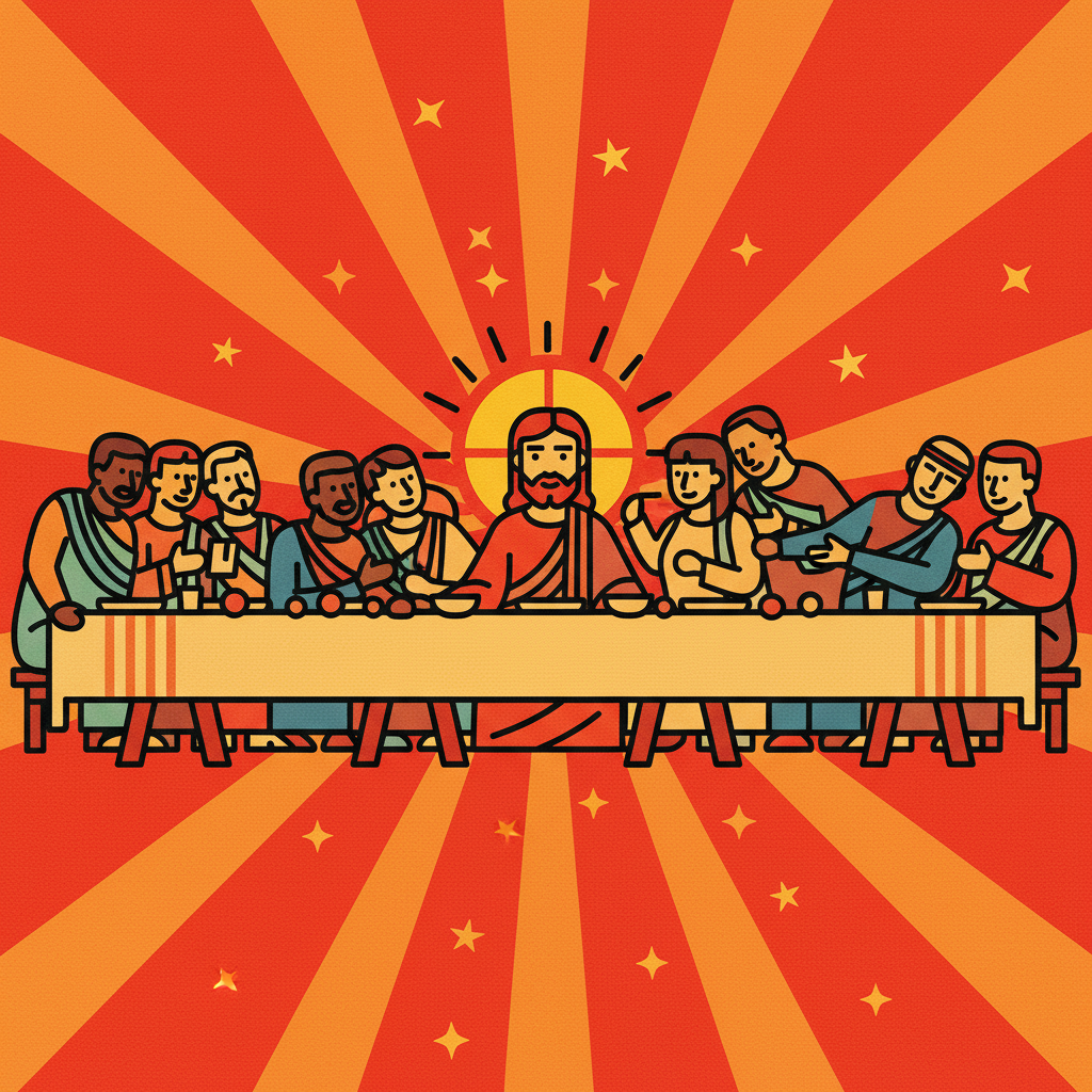 Generated image from Last Supper Style Portrait