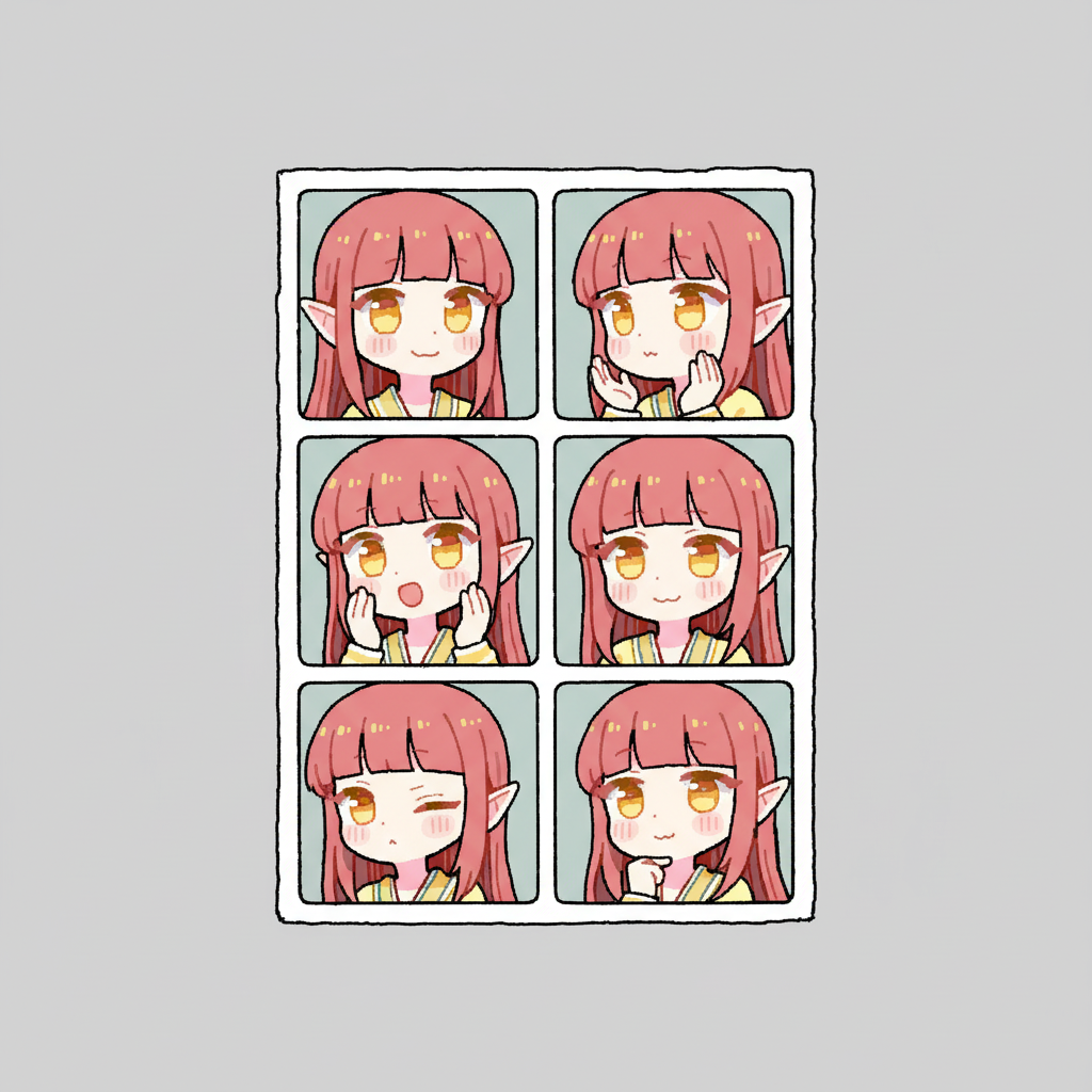 Generated image from Photo Booth Strip Variations