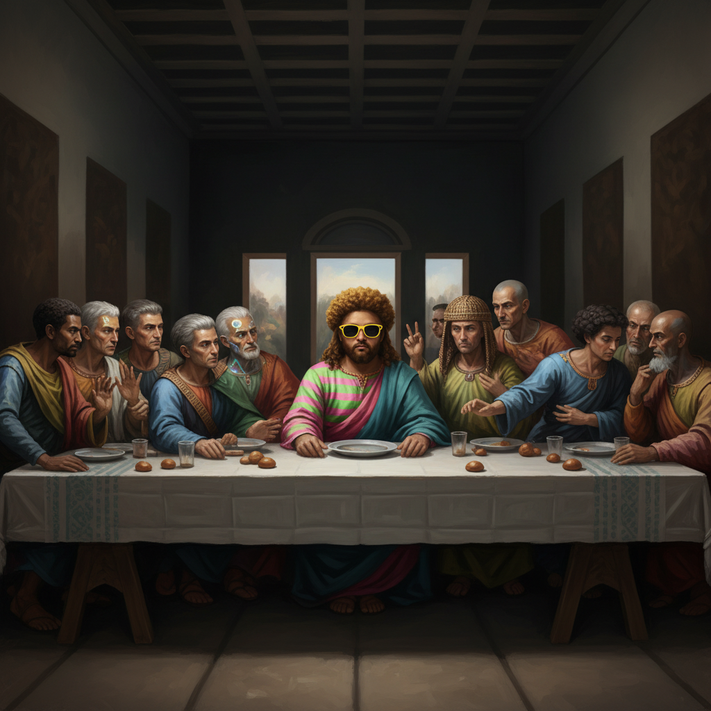 Generated image from Last Supper Style Portrait