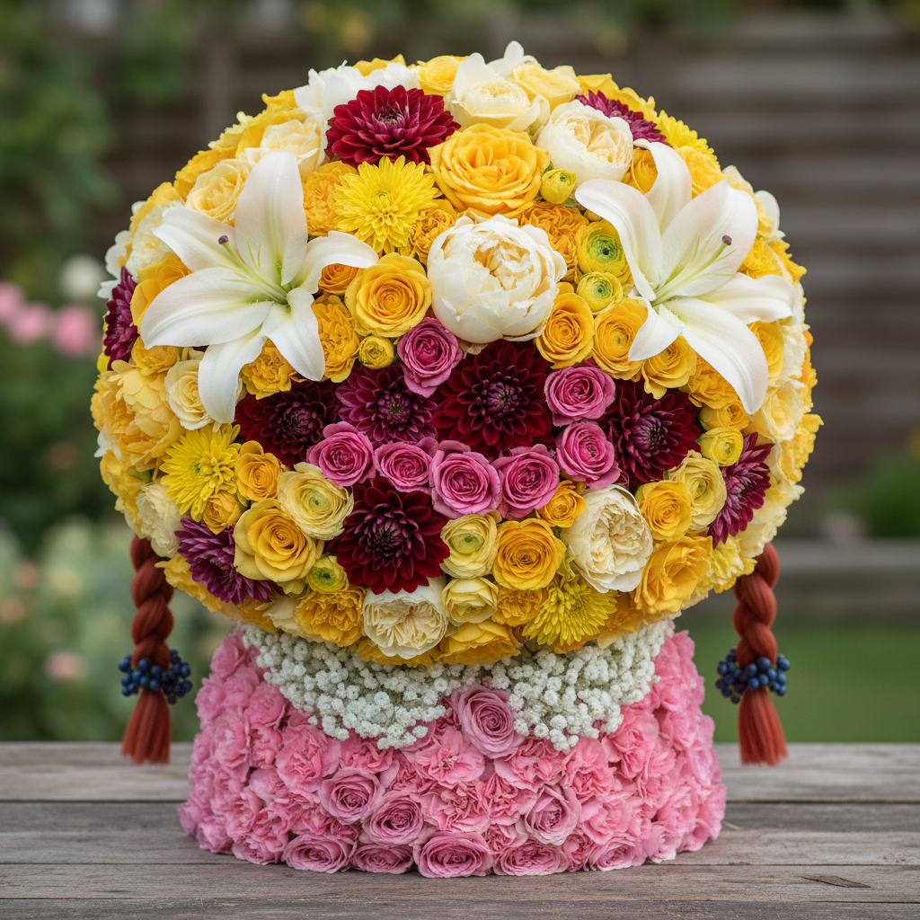 Generated image from Monster Flower Bouquet Transform